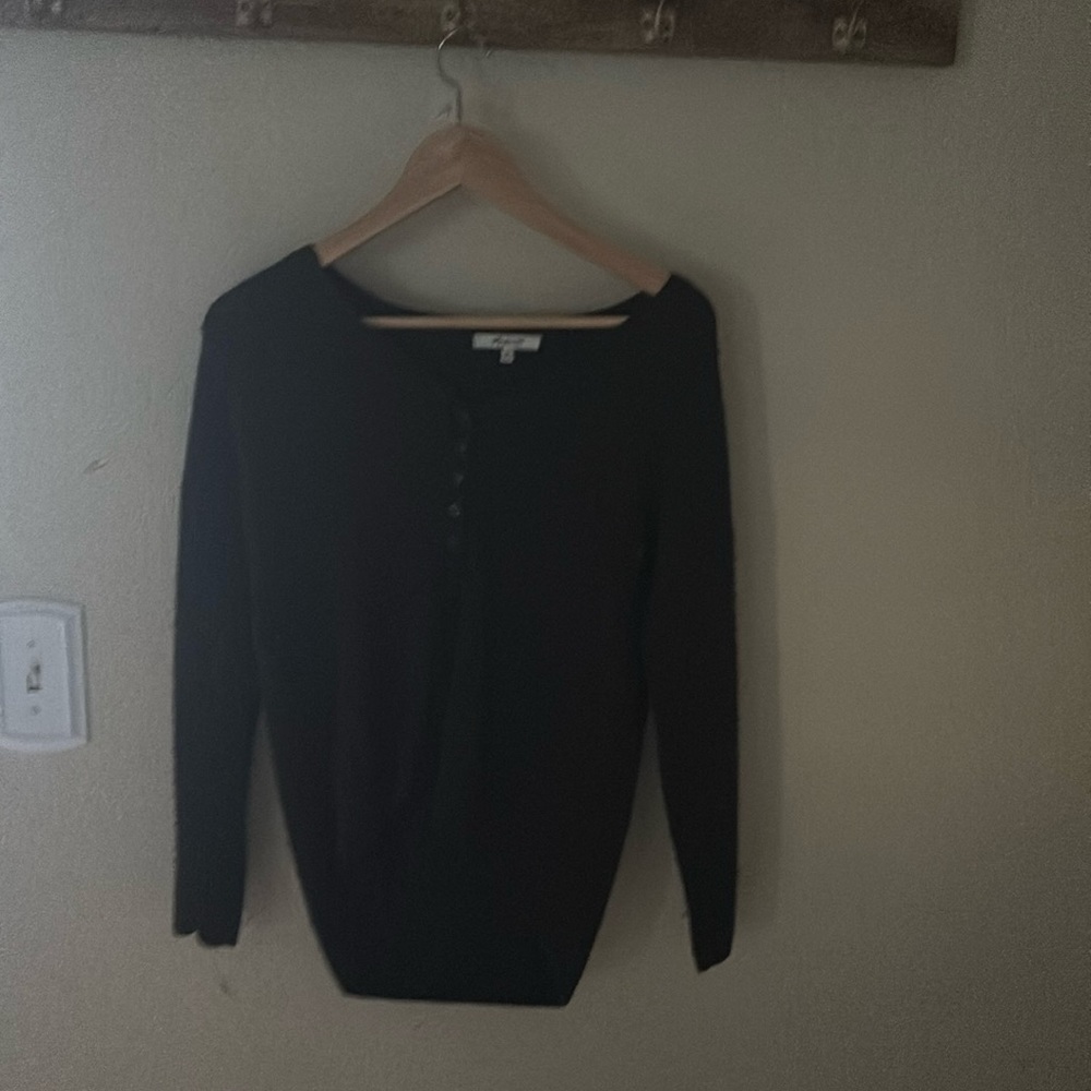 Madewell button down turtleneck size xs